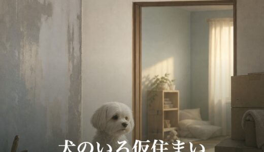 犬のいる仮住まい