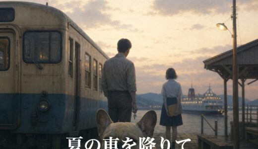 夏の車を降りて