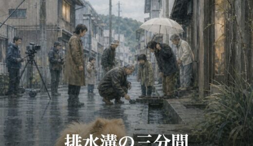 排水溝の三分間