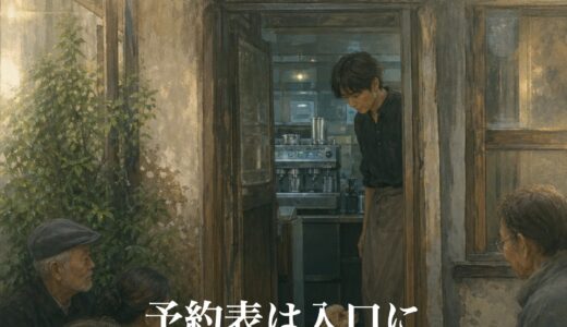 予約表は入口に