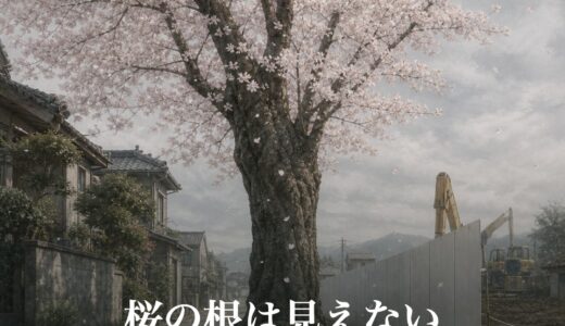 桜の根は見えない