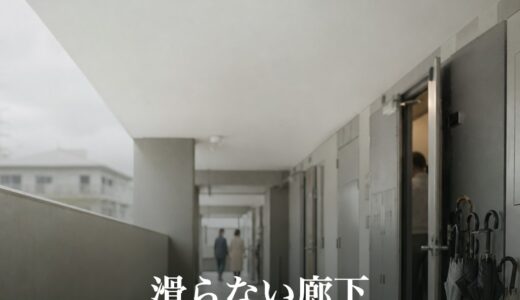 滑らない廊下